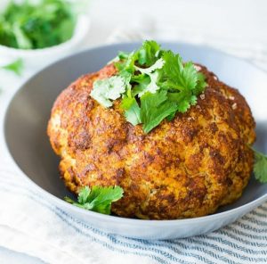 Roasted Curry Cauliflower